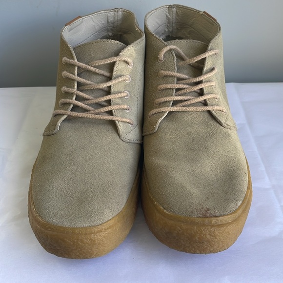 Karl Kani Y2K Chukka Desert Leather Boots Delaney Men’s Tan Size 8.5 - Picture 3 of 13